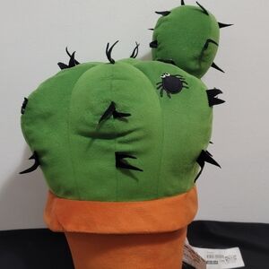 IKEA Plush Cactus with Orange Base